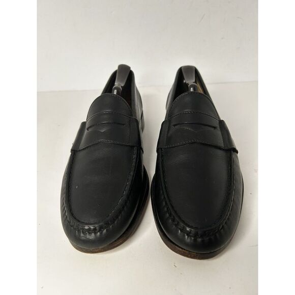 Allen Edmonds Cameron Penny Loafers Sz 9 1/2 C Blk Leather ‎ With Shoe Trees EUC main image 4